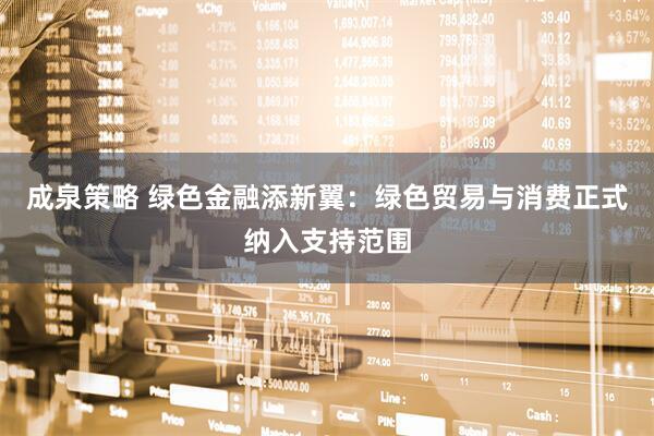 成泉策略 绿色金融添新翼：绿色贸易与消费正式纳入支持范围